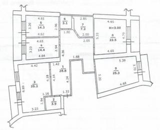 Продам 4х комн. квартиру на 6ст.Б.Фонтана/'Подкова'