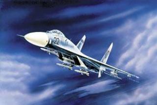 Продам сборную модель истребителя Су-27